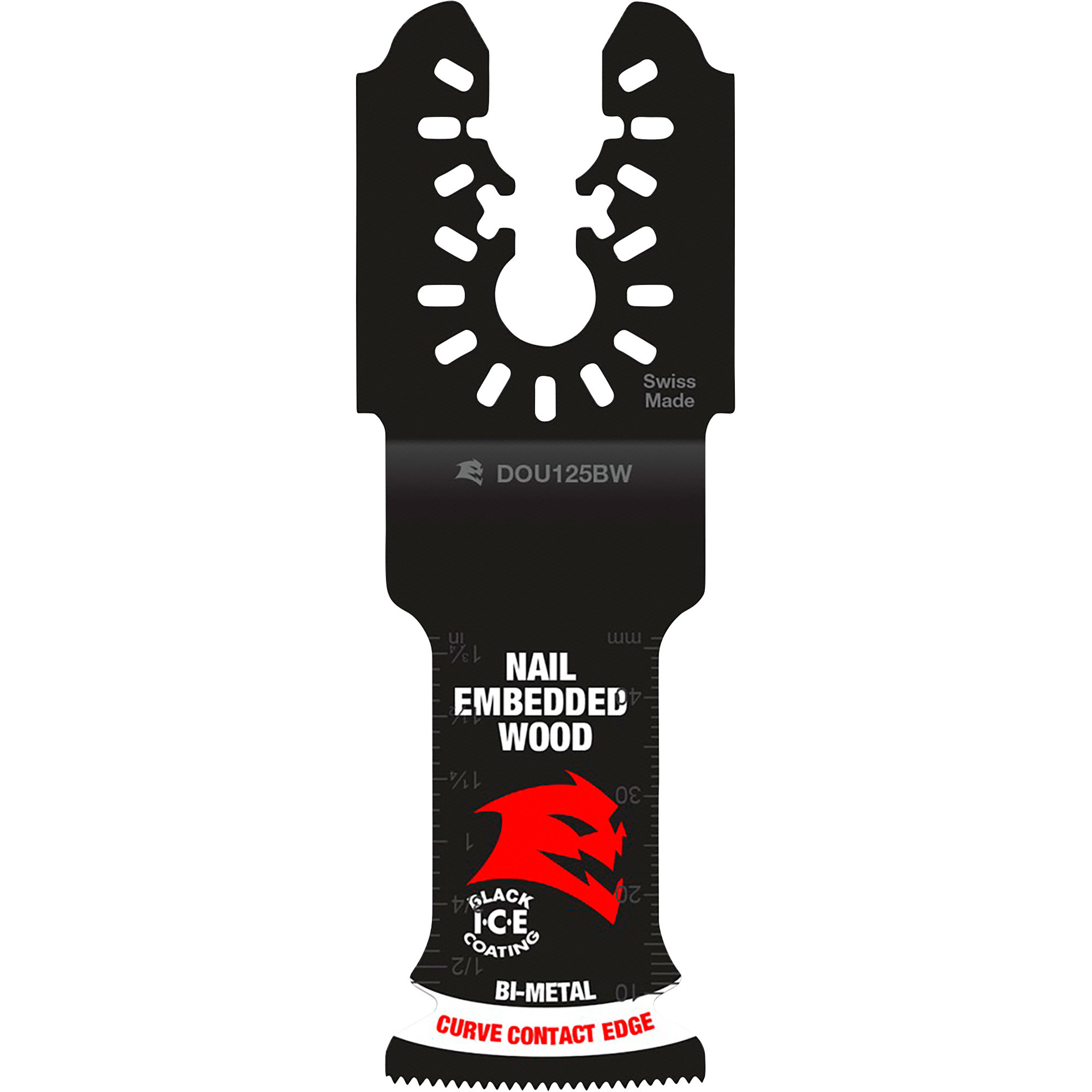 Diablo Universal Fit Bi-Metal Oscillating Multi-Tool Blade Set, 3-Pc., for Nail-Embedded Wood, Model# DOU125BW3